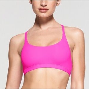 SKIMS Fits Everybody Racerback Bralette in Neon Pink size 3x